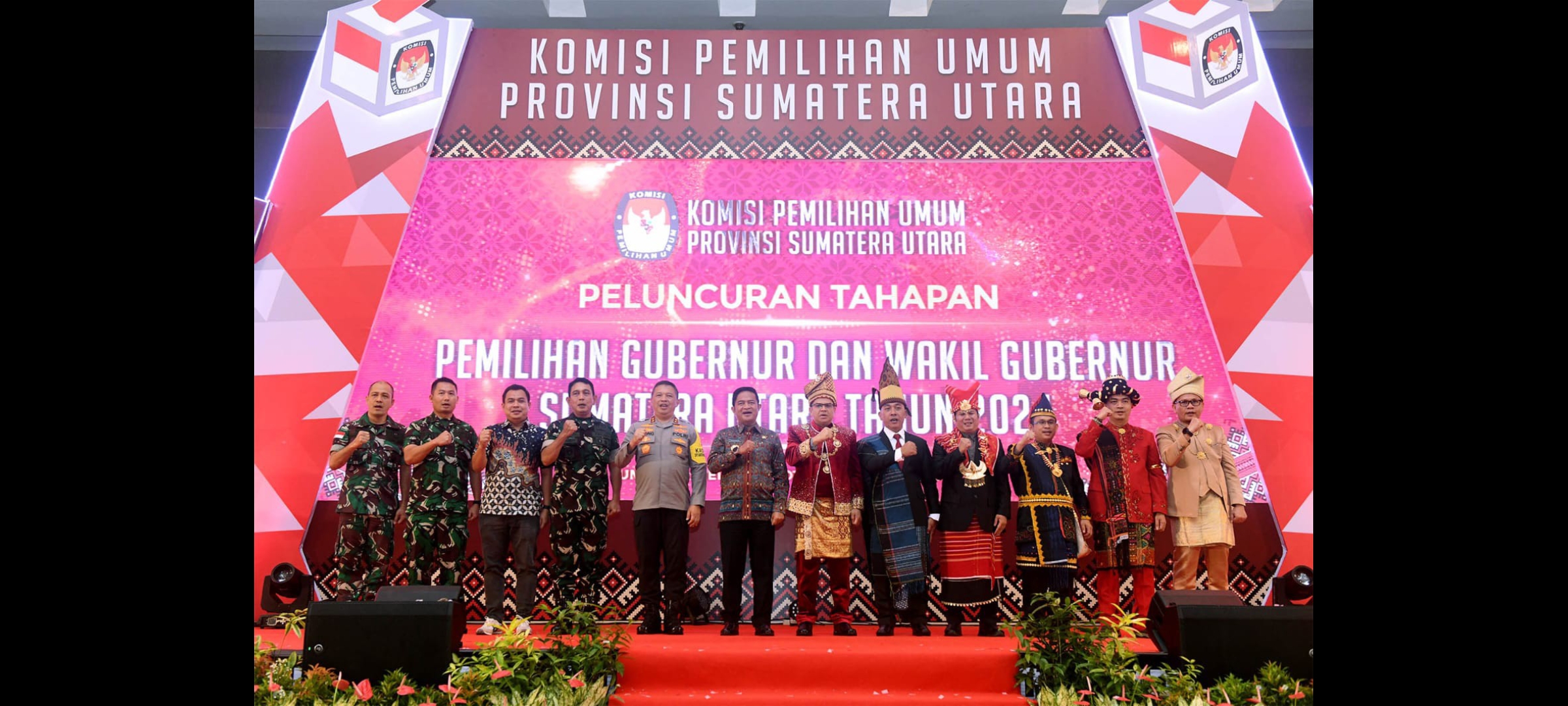 Peluncuran Tahapan Pilkada 2024, Partisipasi Masyarakat Jadi Perhatian Pj Gubernur Sumut