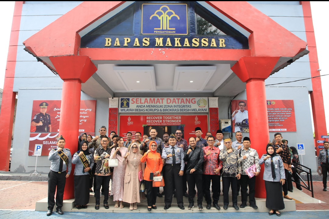 Kunjungi Balai Pemasyarakatan Kelas I Makassar, Komite I Akan Perjuangkan Aspirasi Bapas