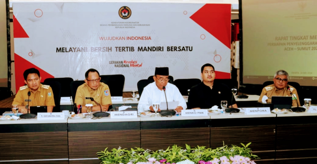 Laporkan Progres Persiapan PON Ke Pemerintah Pusat, Pj Gubsu Pastikan Semua On The Track