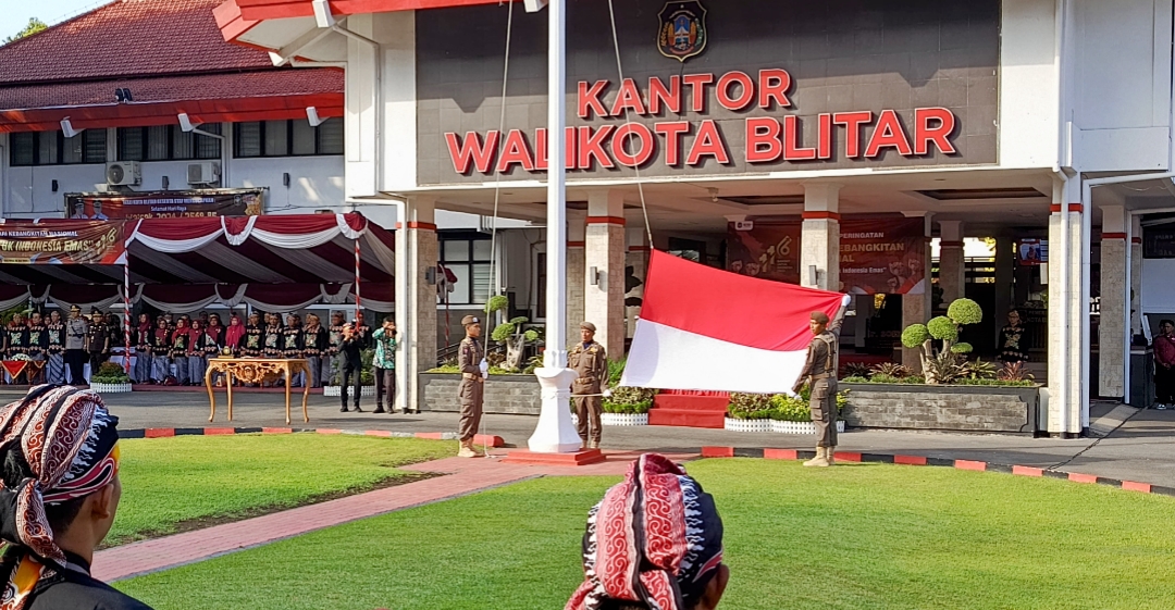 Pesan Wali Kota Blitar Saat Pimpin Upacara Hari Kebangkitan Nasional ke-116 Tahun