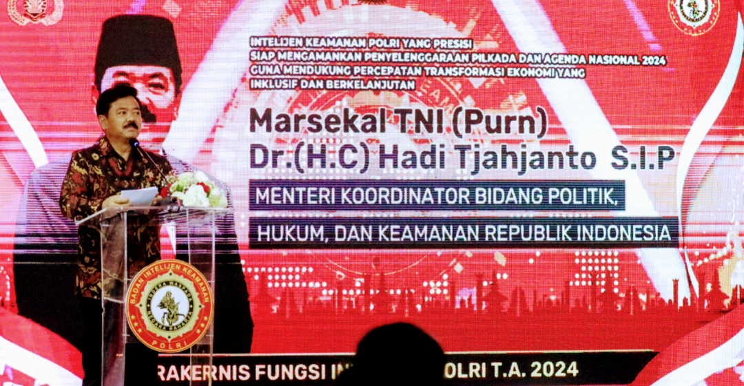 Rakernis Persiapan Pilkada, Menko Polhukam: Intelijen Keamanan Polri Harus Jadi Penjuru Terdepan