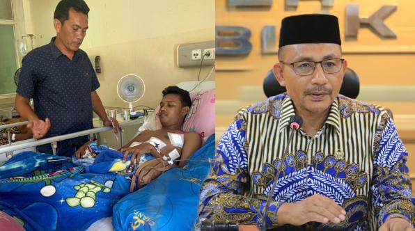 Biaya Rumah Sakit Korban Penusukan asal Pidie Tidak Ditanggung BPJS, Haji Uma Soroti Kehadiran LPSK di Aceh
