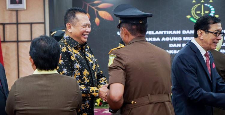 Hadiri Pelantikan Jampidum, Ketua MPR RI Bamsoet Dorong Optimalisasi Restorative Justice
