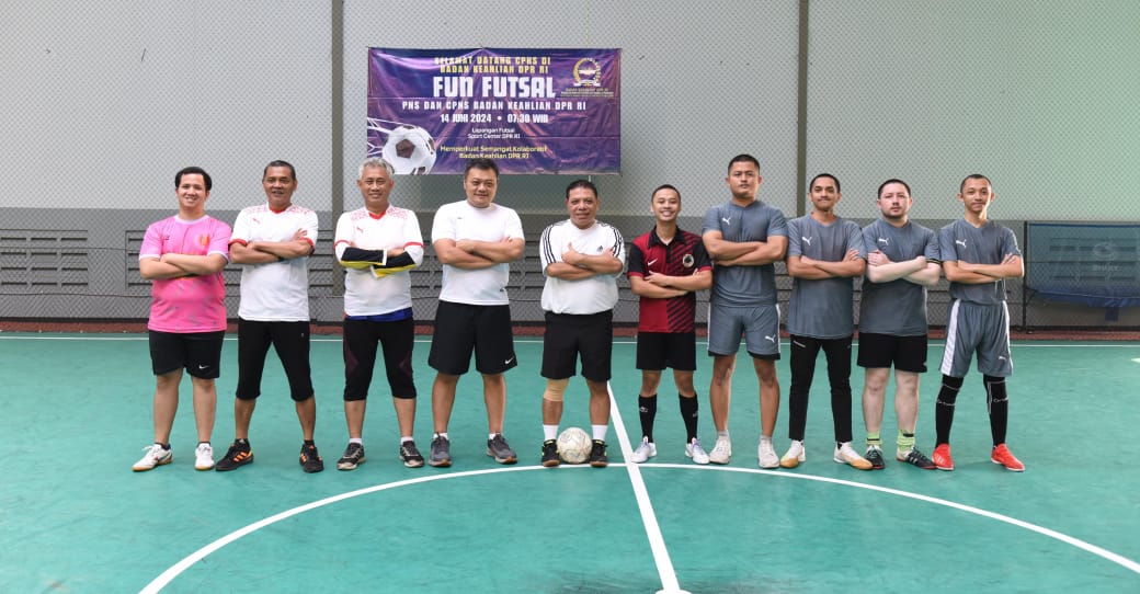 Sambut CPNS, BK Setjen DPR Gelar Fun Futsal dengan Semangat Kolaboratif