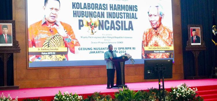 Sosialisasi Empat Pilar MPR RI Bersama Sentra Organisasi Karyawan Swadiri Indonesia (SOKSI)