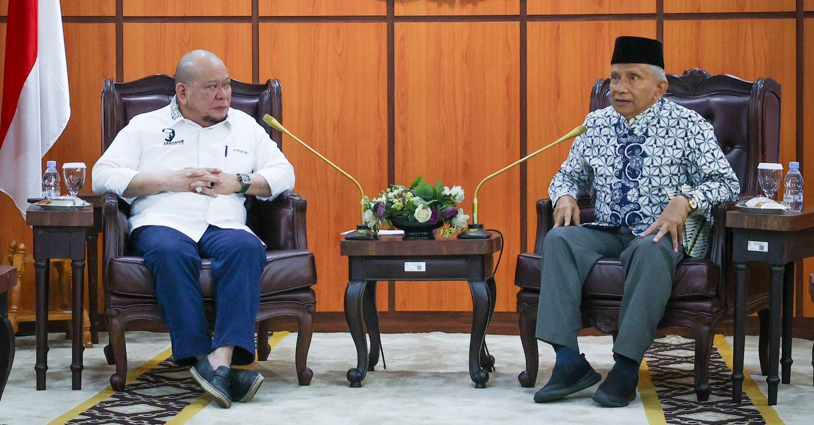 Hadiri Undangan DPD RI, Amien Rais Dukung Amandemen Ulang Konstitusi