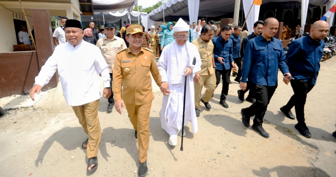 Pj Gubernur Sumatera Utara Hassanudin Resmikan Masjid Basyariah di Kabupaten Langkat