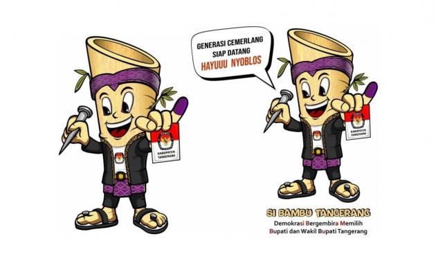 KPU Banten Tetapkan Karakter Boneka si Bambu sebagai Maskot Pilkada 2024