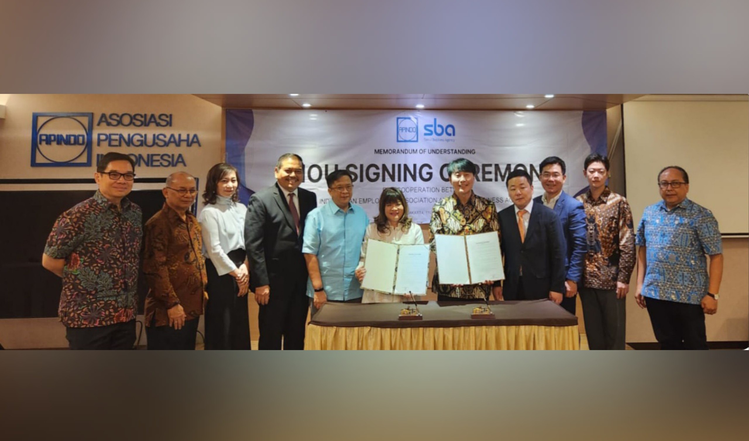 APINDO Teken MoU Perkuat Daya Saing UMKM Lintas Negara