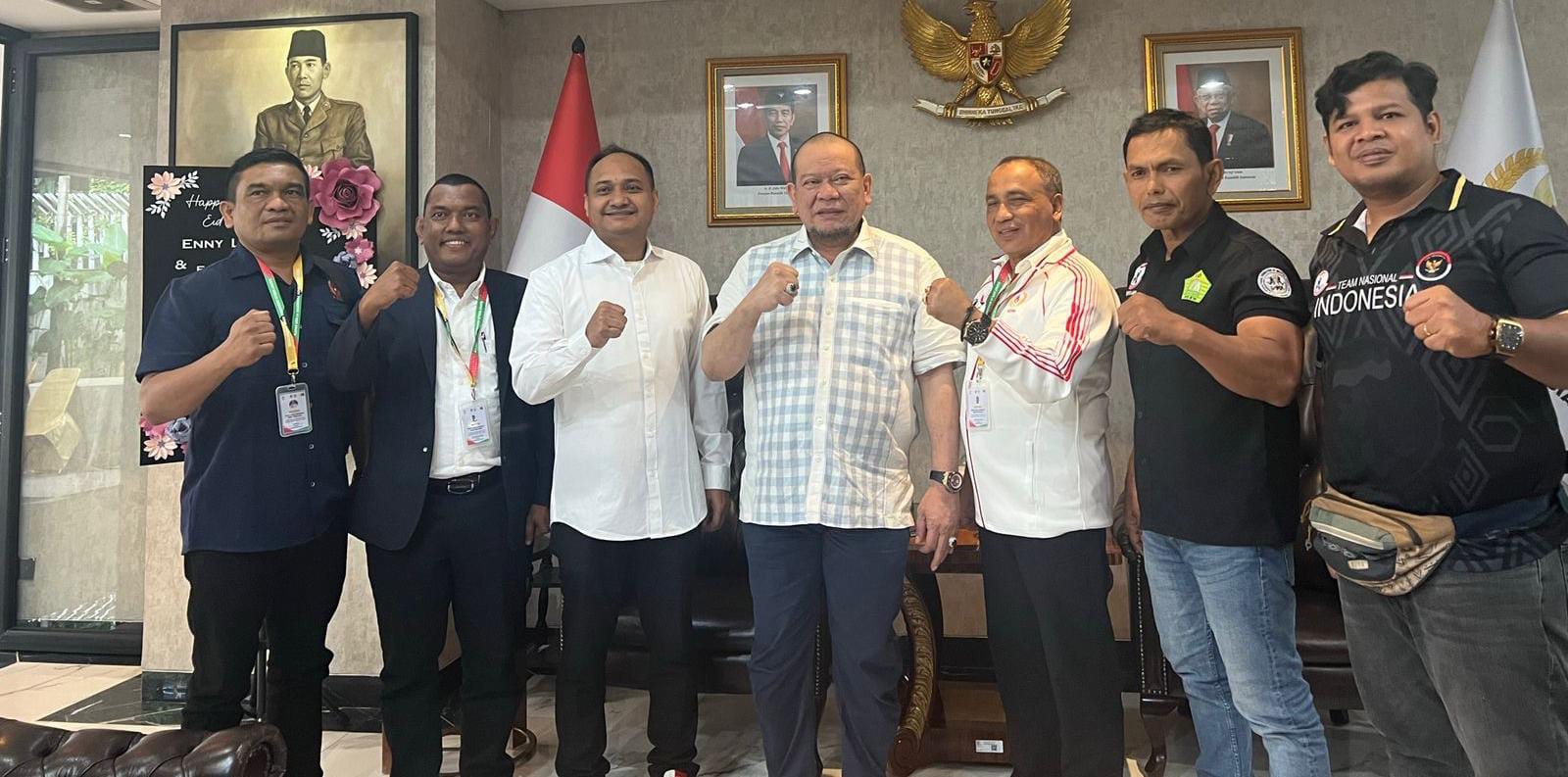 Ketua DPD RI La Nyalla Ditemui Ketua KONI Aceh, Bahas Persiapan PON XXI 2024