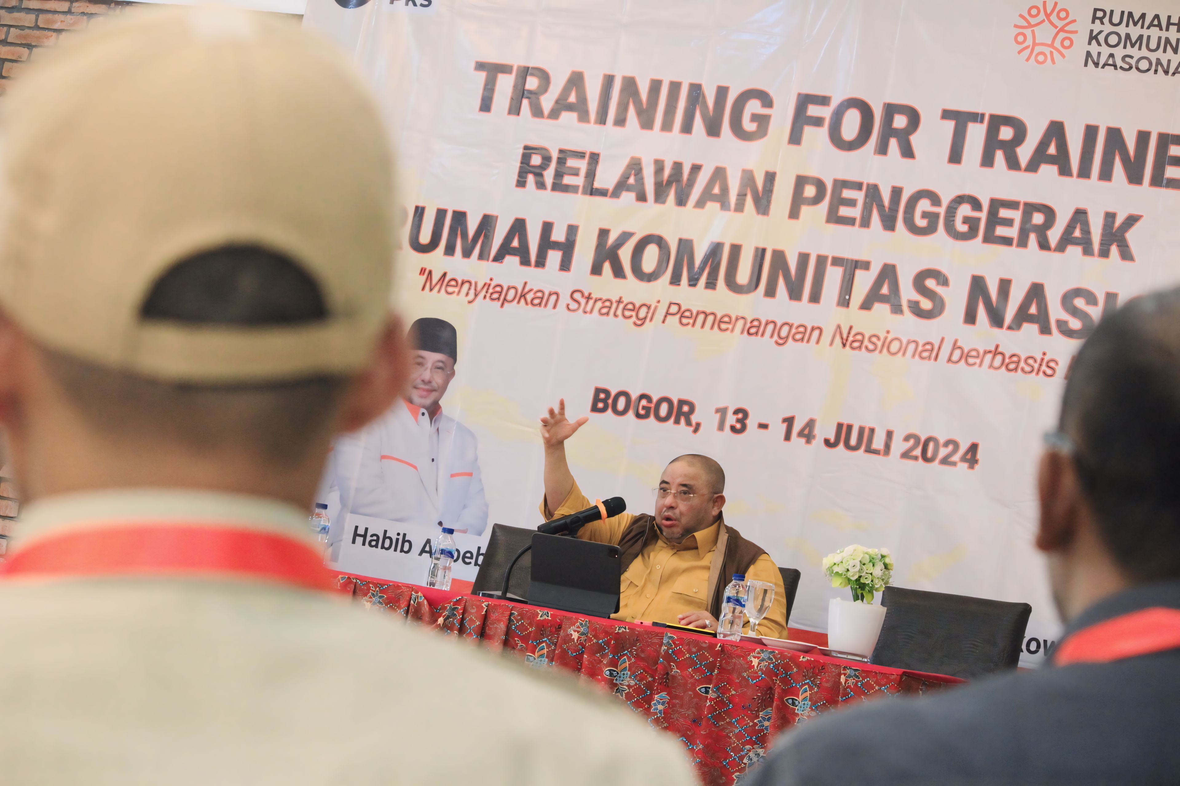 Habib Aboe Hadiri TFT Relawan Penggerak Rumah Komunitas Nasional