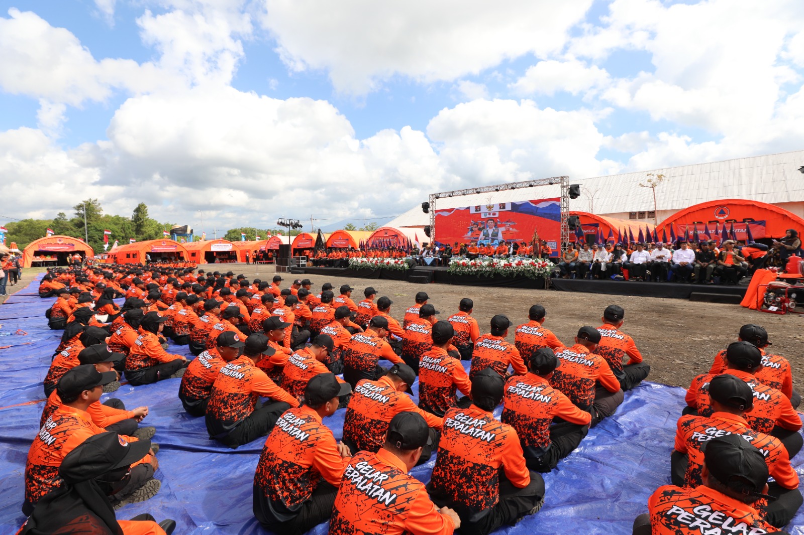 Gelar Peralatan Penanggulangan Bencana, Kepala BNPB Sampaikan Lima Poin Arahan