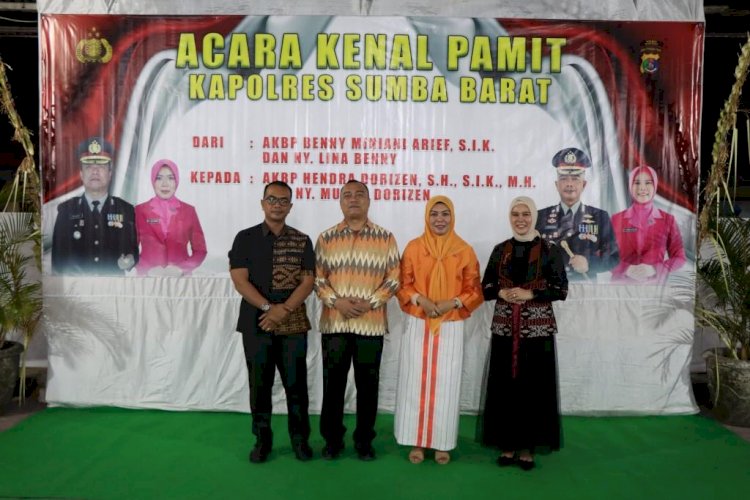 Temu Pisah Kapolres Sumba Barat, Ini Kapolres Baru