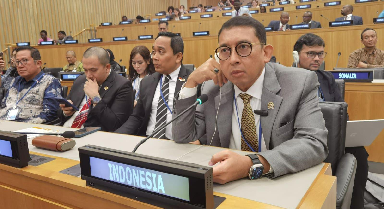 Di Markas Besar PBB, Fadli Zon Pertanyakan Standar Ganda Demokrasi