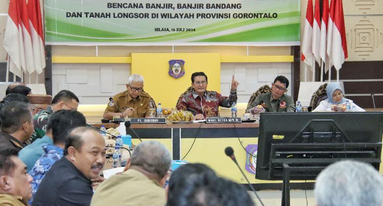 Wakil Ketua MPR Fadel Muhammad Dorong Penanganan Jangka Panjang untuk Banjir Gorontalo
