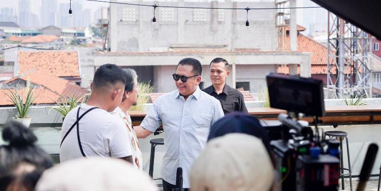 Syuting Pembuatan Film 'Pinjam 100', Bamsoet Dorong Peningkatan Kualitas Film Nasional