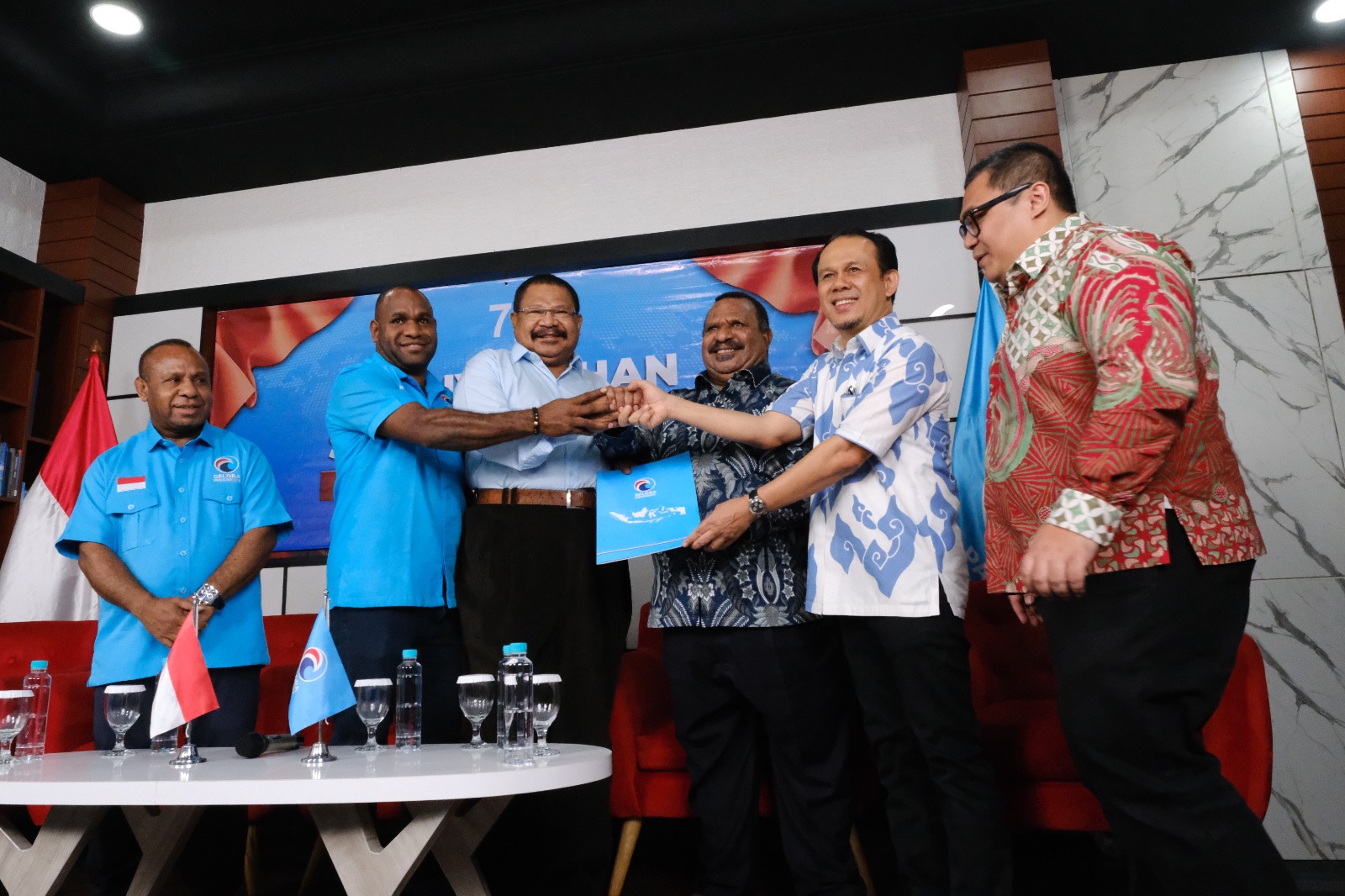 Partai Gelora Resmi Dukung Pasangan Jhon Tabo-Ones Pahabol di Pilgub Papua Pegunungan