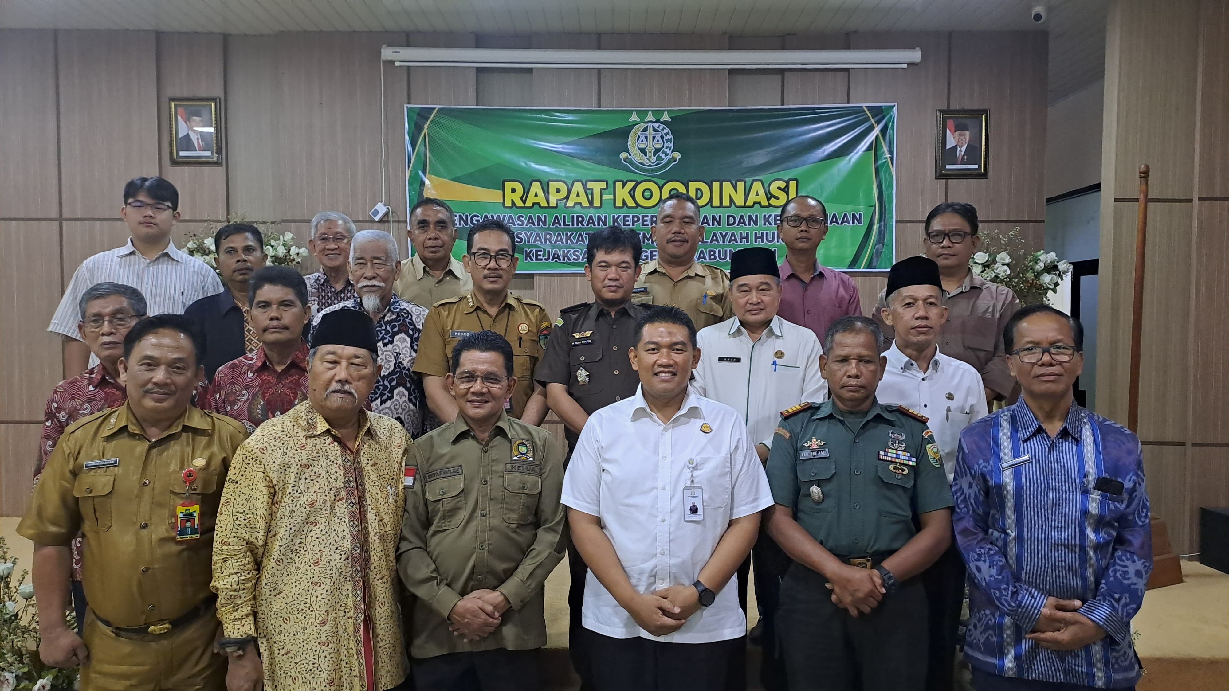 Rapat Koordinasi Pengawasan Aliran Kepercayaan dan Keagamaan Masyarakat (PAKEM) di Kota Prabumulih