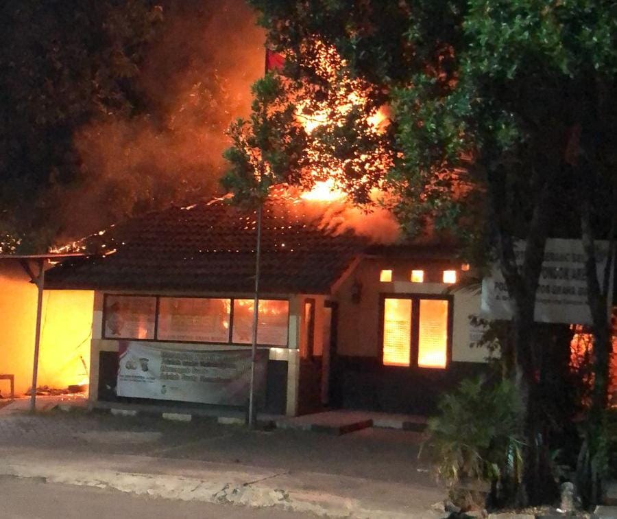 Kantor IJTI Tangsel Hangus Dilalap Sijago Merah