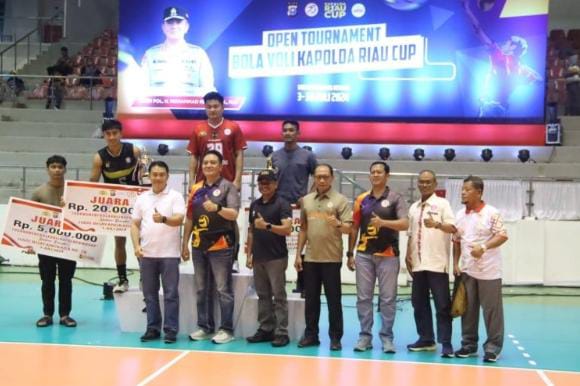 Hardianto Hadiri Acara Penutupan Kapolda Riau Cup 2024