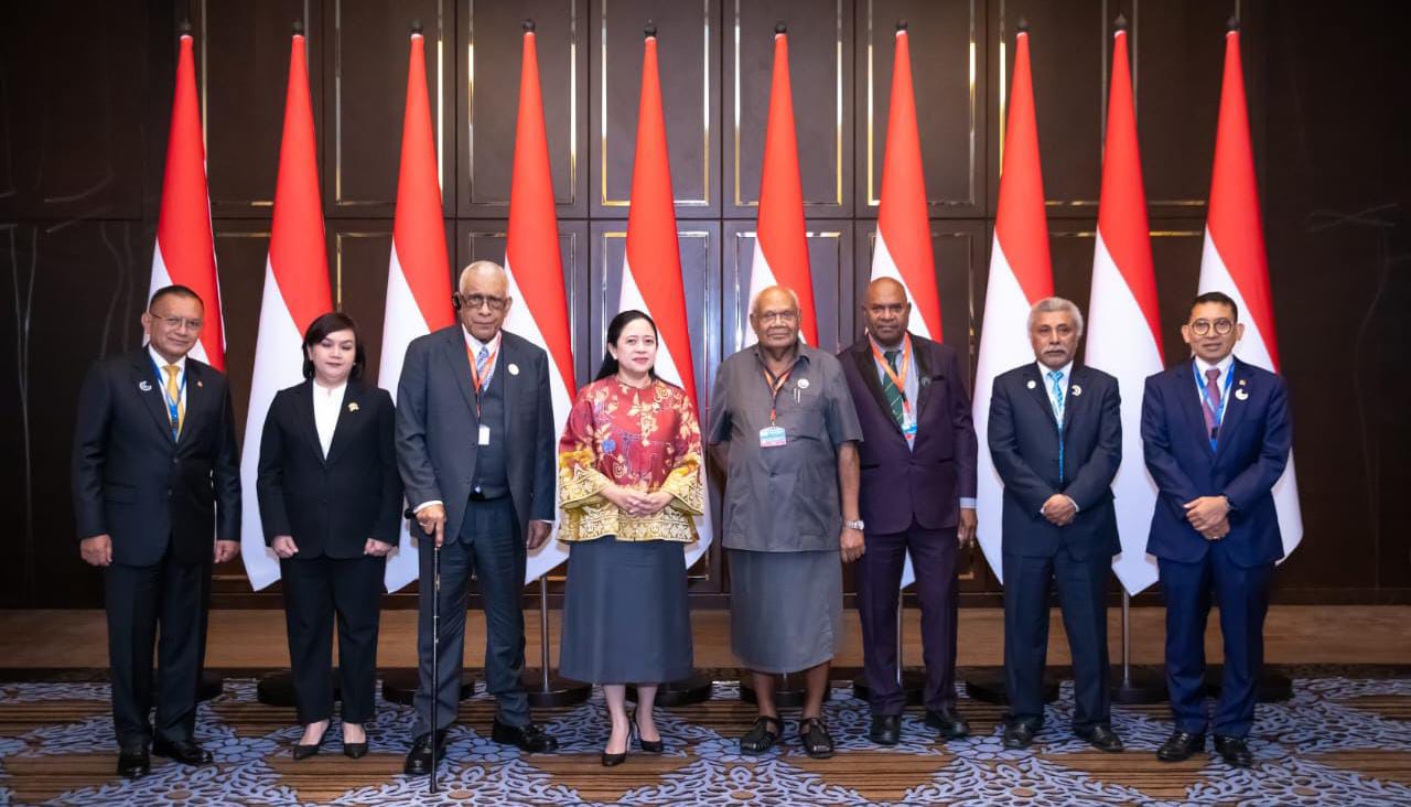 Dialog dengan Parlemen Negara Melanesia, Puan Singgung Pembangunan Besar di Papua