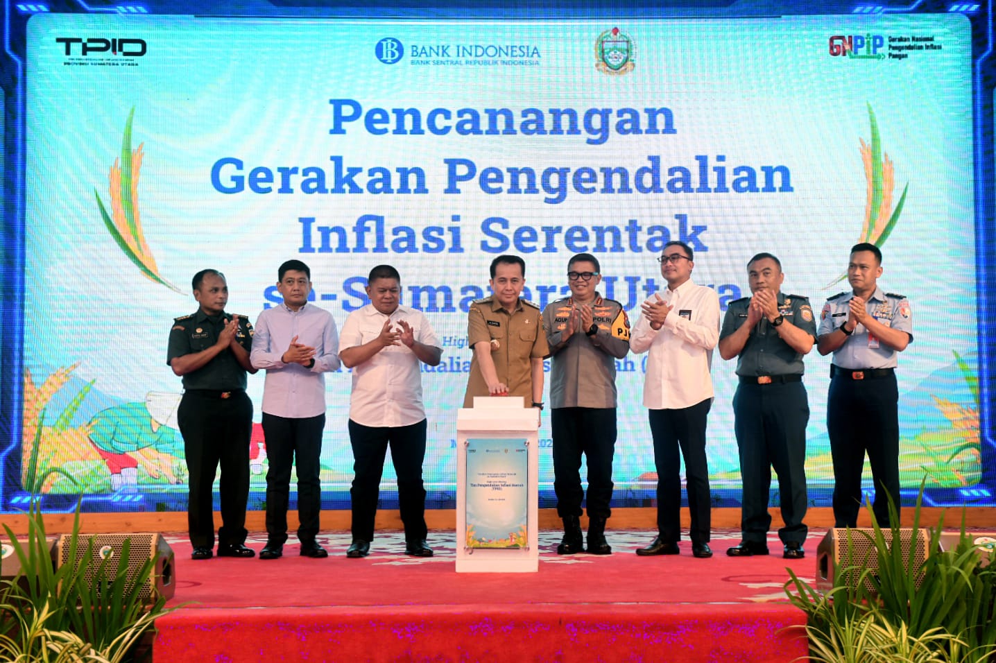 Pj Gubernur Sumut Agus Fatoni Pimpin Rakor Forkopimda