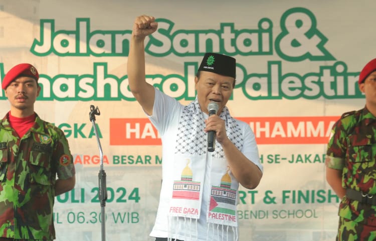 HNW Hadiri Undangan Aksi Bela Palestina Dalam Rangka Hari Bermuhammadiyah
