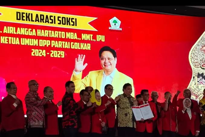 SOKSI Deklarasikan Dukungan untuk Airlangga Hartarto