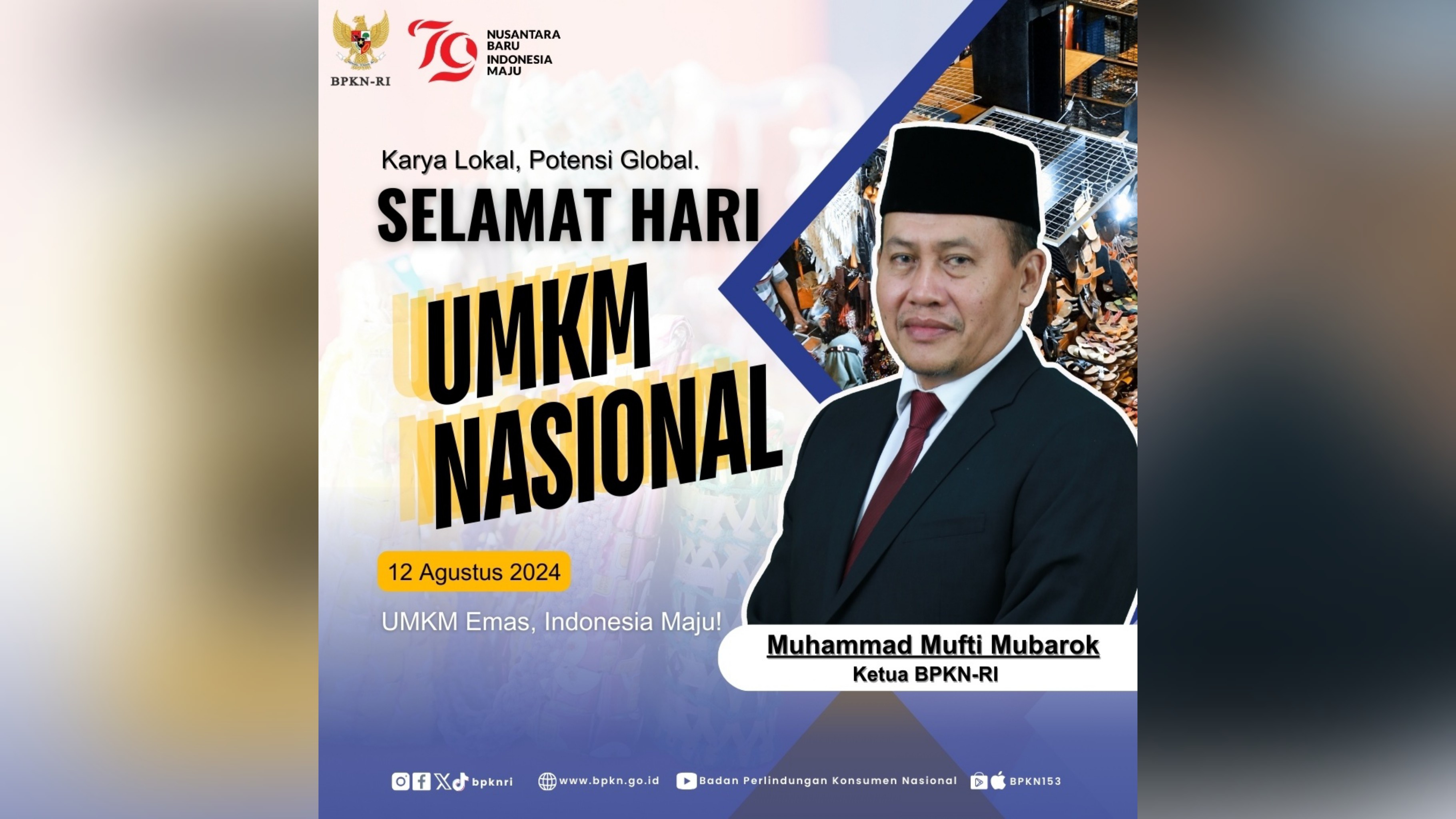 Hari UMKM Nasional, BPKN Soroti Aplikasi Temu asal China dan Dorong UMKM Naik Kelas
