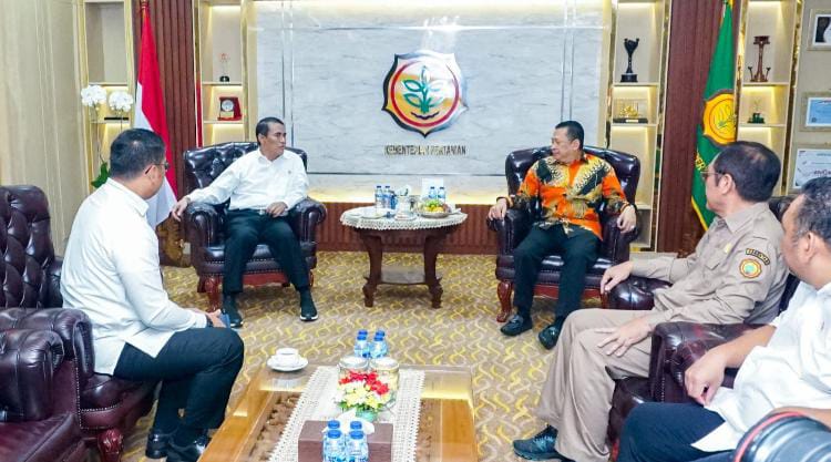 Bertemu Menteri Pertanian, Bamsoet Apresiasi Kesiapan Kementan Realisasikan Program Makan Bergizi Presiden Terpilih Prabowo Subianto