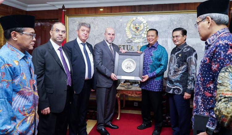 Terima Penasihat Presiden Palestina Mahmoud al-Habbash, Ketua MPR RI Bamsoet Tegaskan Dukungan Bagi Kemerdekaan Palestina