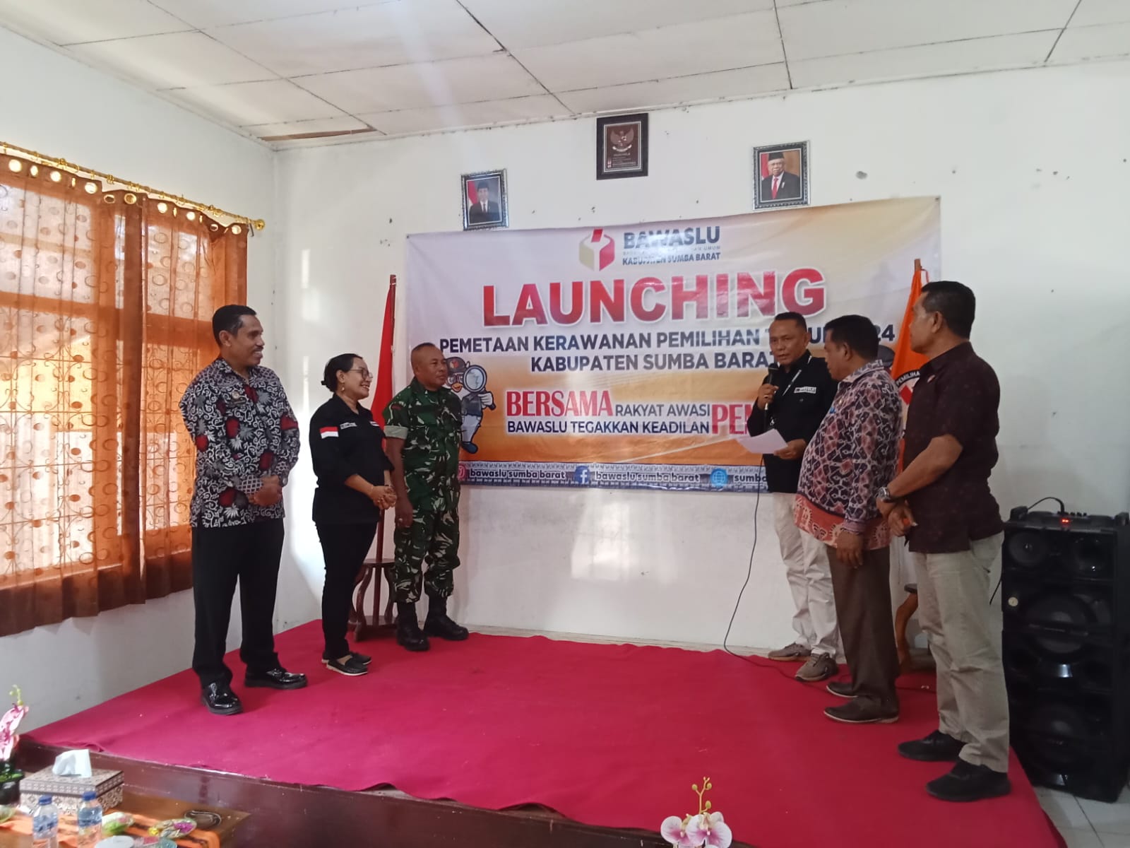 Bawaslu Launching Pemetaan Kerawanan Pemilihan Tahun 2024 Kabupaten Sumba Barat