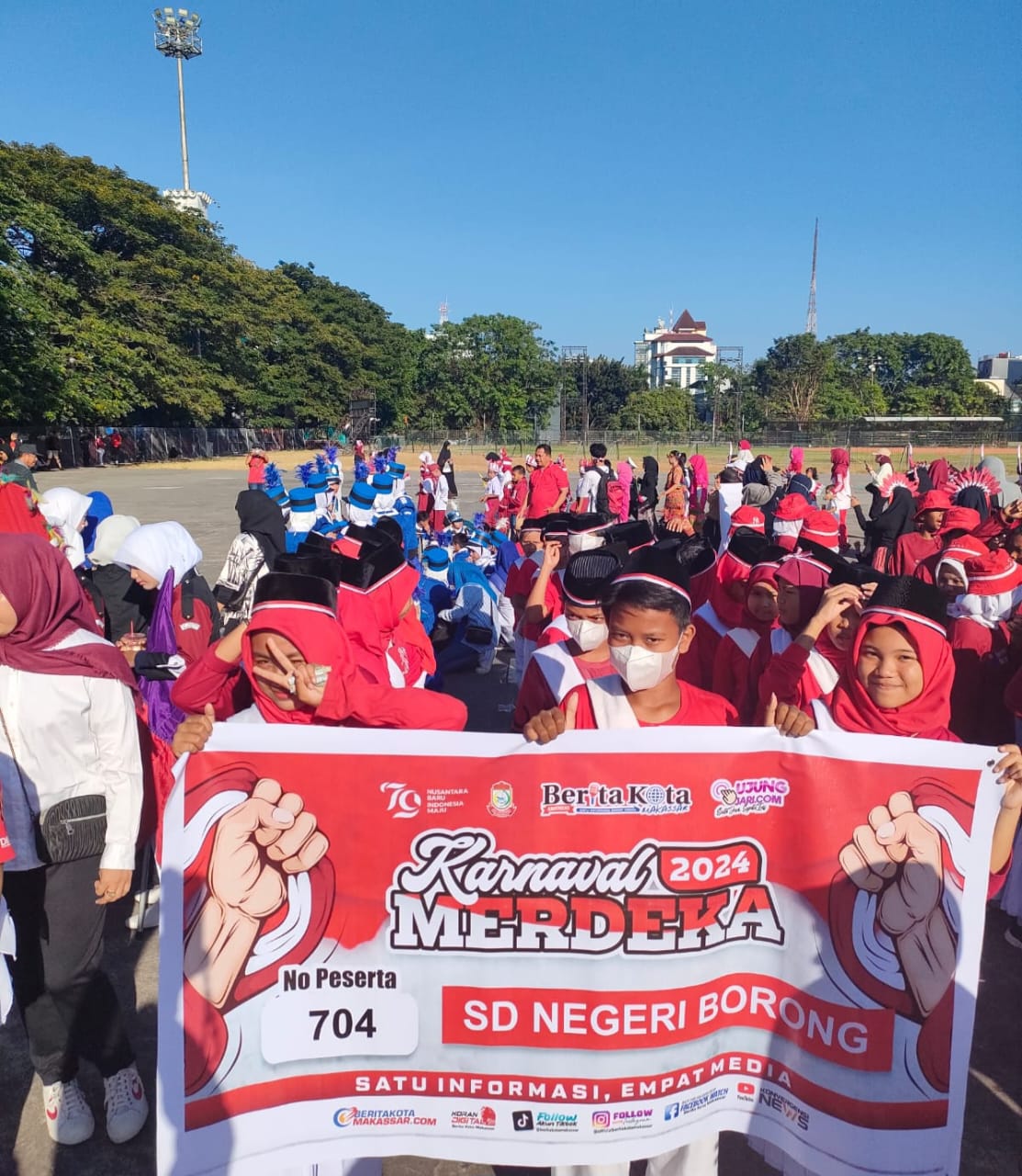 Sehari, Murid-Murid SD Negeri Borong Kota Makassar Mengukir Prestasi di Berbagai Even