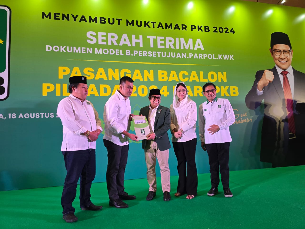 Dapat Rekomendasi PKB, Kang Ibin dan Elim Pastikan Maju Bursa Pilwali "Pilkada Kota Blitar Bakal Seru"