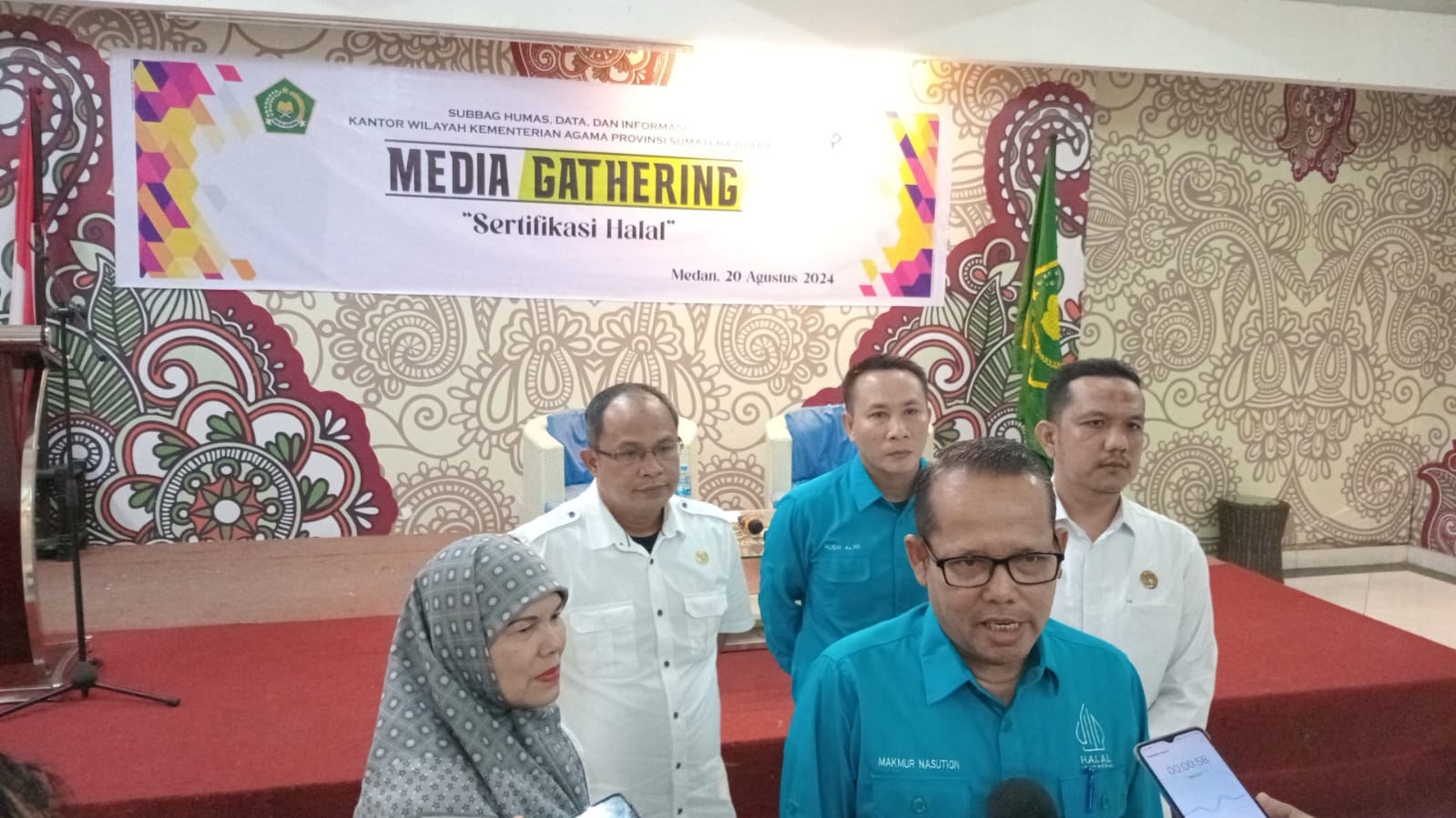 Gelar Media Gathering, Kanwil Kemenagsu dan Insan Pers Bahas Sertifikasi
