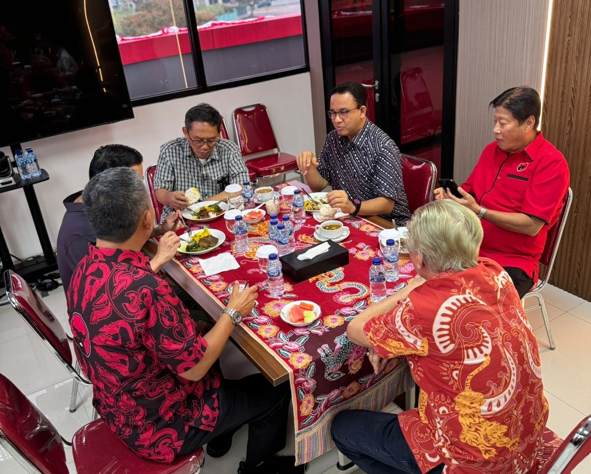 Sambangi Kandang Banteng, Anies Baswedan: Kita Juga Bahas Pilkada Jakarta