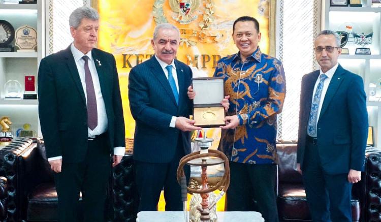 Terima Perdana Menteri Palestina, Ketua MPR RI Bamsoet Kembali Tegaskan Dukungan Indonesia Terhadap Kemerdekaan Palestina