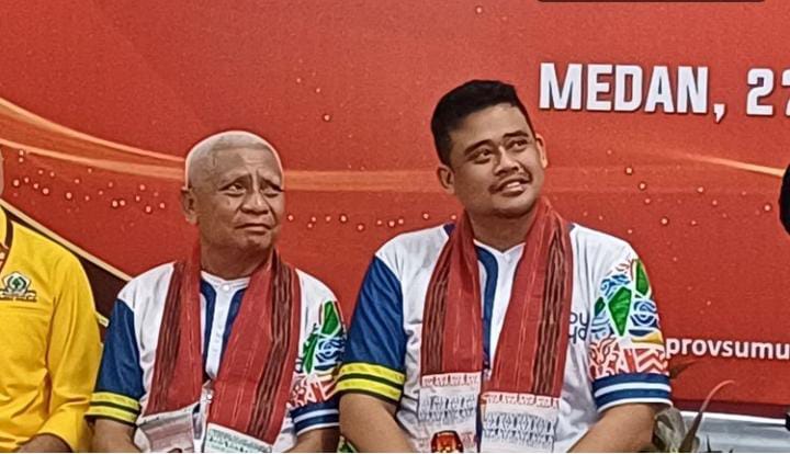 Bobby Nasution dan Surya Serahkan Berkas Pendaftaran Pilkada ke KPU Sumut
