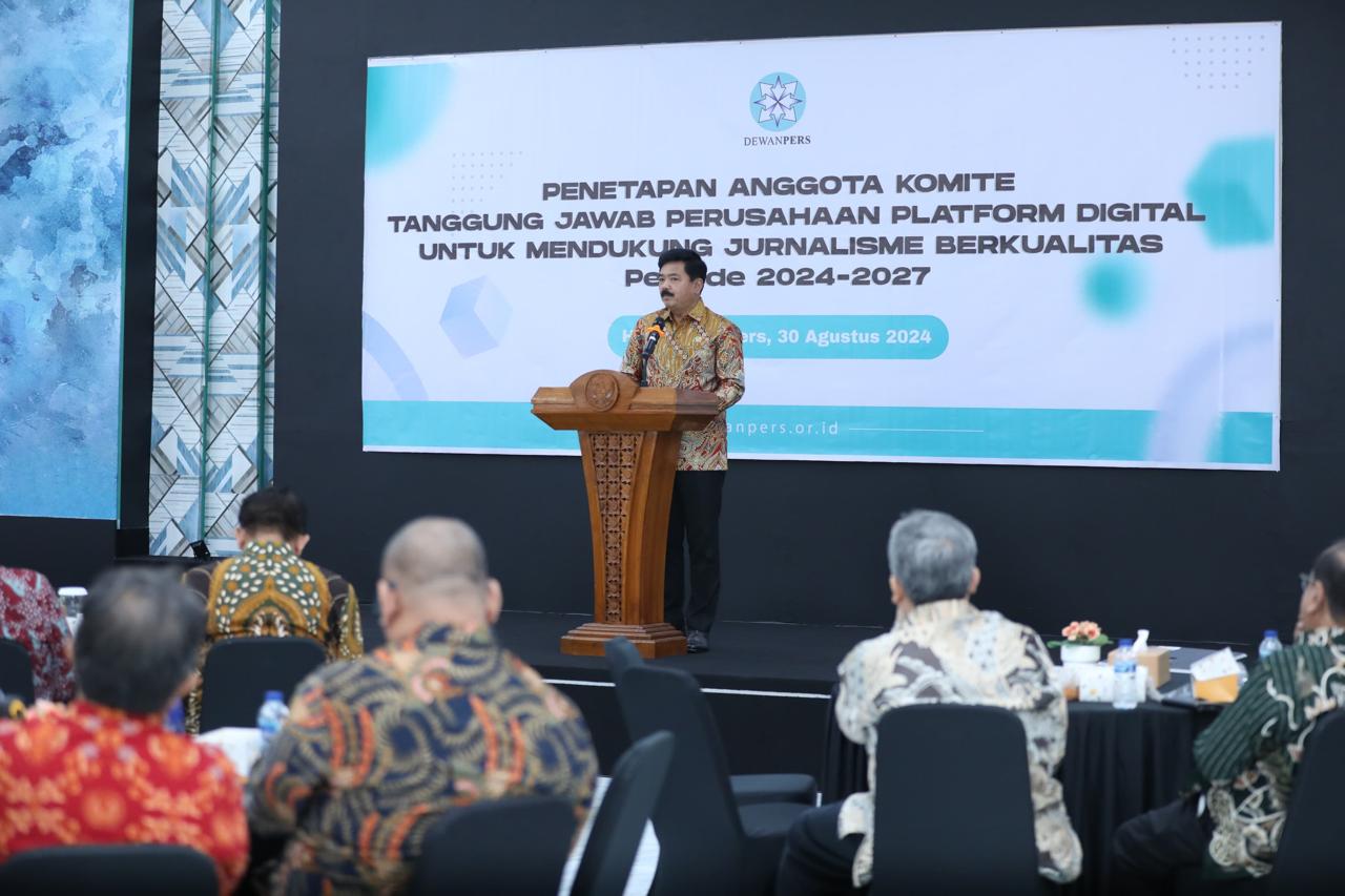 Penetapan Komite Dewan Pers, Menko Polhukam: Laksanakan Tugas Secara Independen