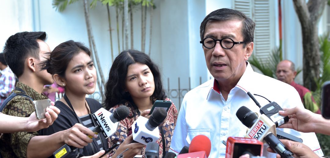 Yasonna Tidak Tahu Alasan Dirinya Dicopot Jokowi