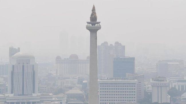 Kondisi Kualitas Udara di Jakarta Minggu Pagi Ini Tidak Sehat