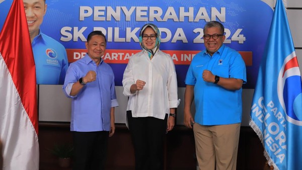 Partai Gelora Resmi Dukung Airin-Ade Maju di Pilgub Banten