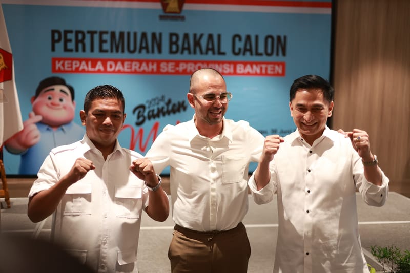 Raffi Ahmad Didapuk Jadi Ketua Tim Pemenangan Andra Soni-Dimyati