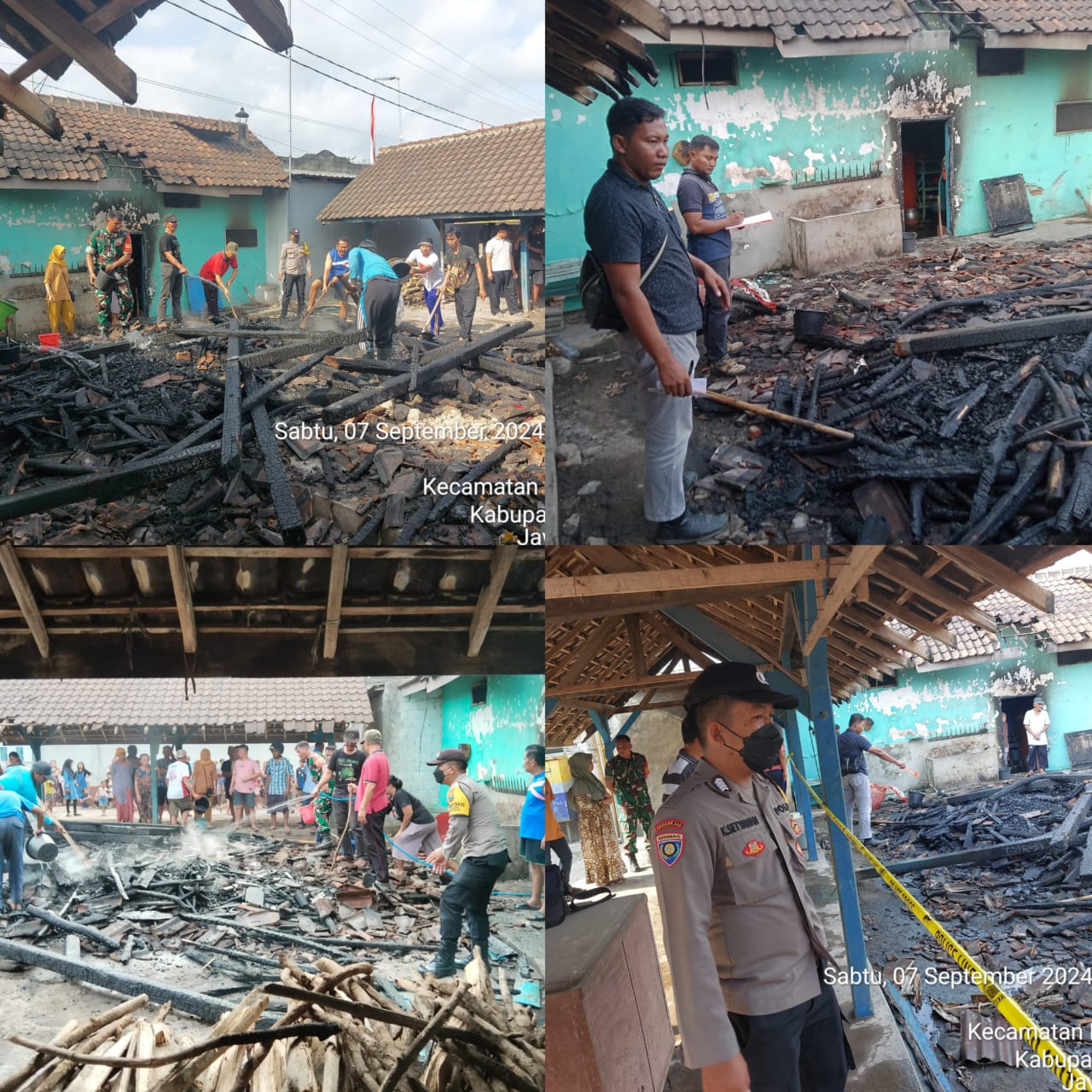 Satu Kios Milik Pemerintah Desa Ngadri Kabupaten Blitar Hangus Terbakar, Kerugian Rp 25 Juta