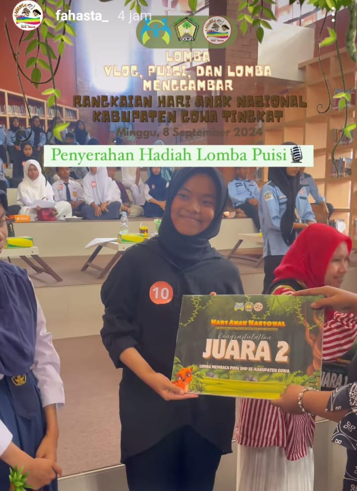 Forum Anak Kabupaten Gowa dan DP3A Kabupaten Gowa Gelar Lomba Menggambar, Baca Puisi, dan Vlog