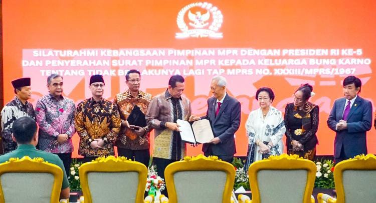 Silaturahmi Kebangsaan Pimpinan MPR dengan Presiden RI ke-5 Megawati Soekarnoputri