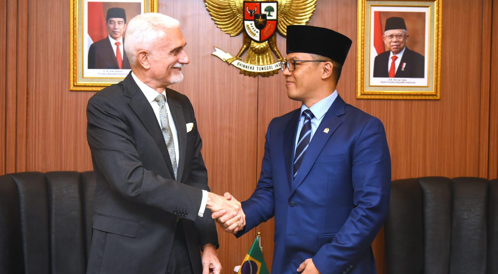 Bahas Agenda G21, Komisi I Terima Kunjungan Kehormatan Dubes Brasil untuk Indonesia