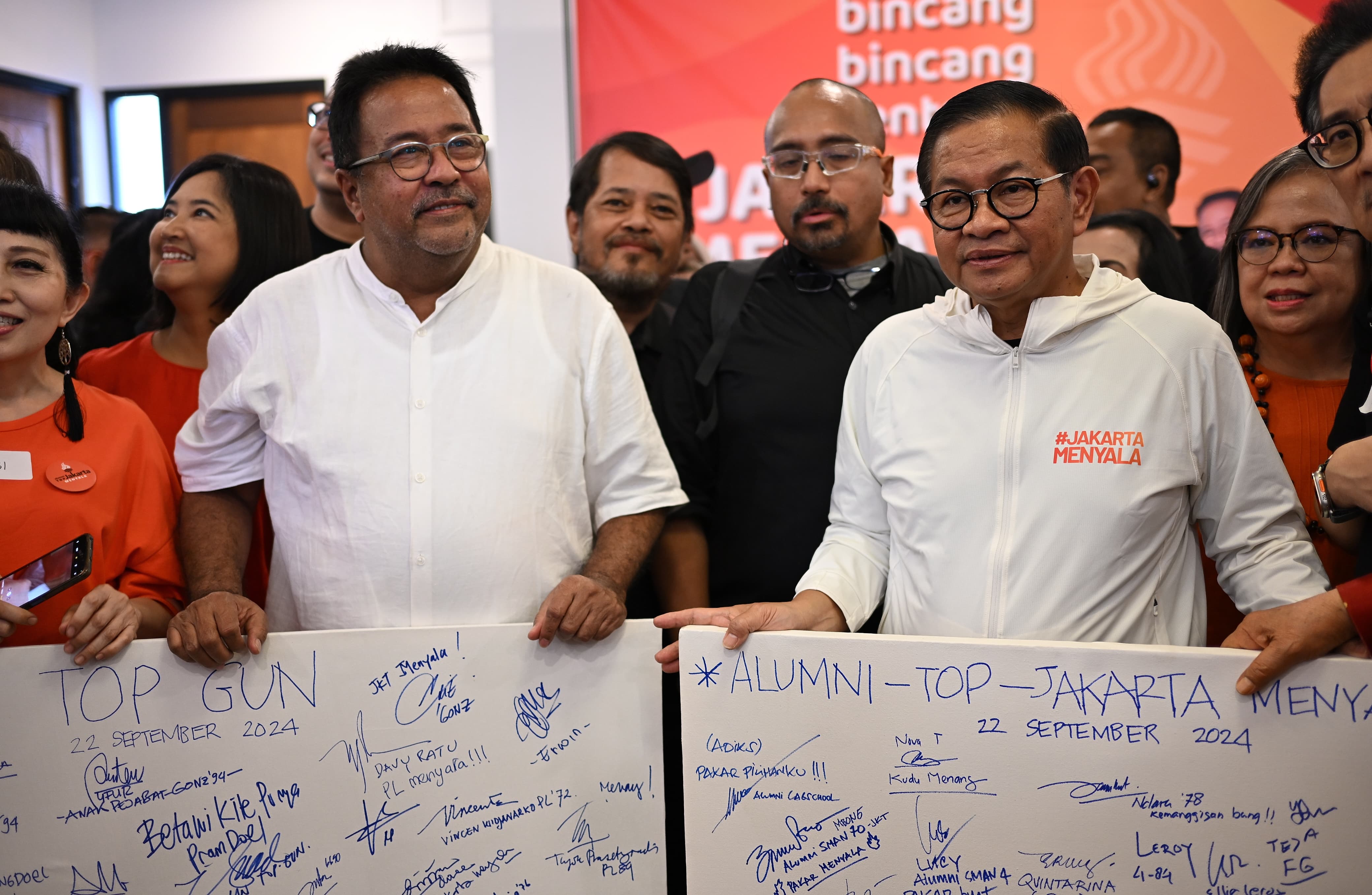 Dukungan Pasangan Pramono Anung-Rano Karno, Alumni Top Jakarta Menyala Yakin Pemimpin Beres, Jakarta Sukses!