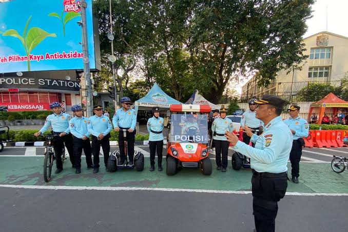 Sebanyak 30 Personel Diterjunkan pada Hari Bebas Kendaraan Bermotor