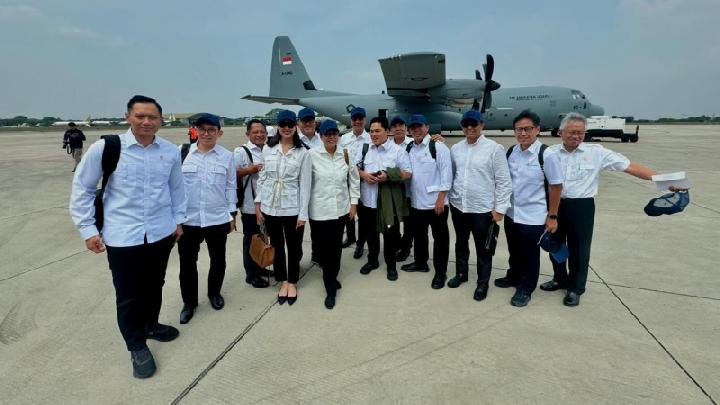 Naik Hercules ke Magelang, Rombongan Menteri Kabinet Merah Putih Berdoa Kencang